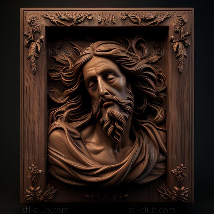 3D model st jesus (STL)